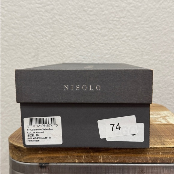 Nisolo Everyday Chelsea Boot Almond Size 10 - Picture 7 of 7